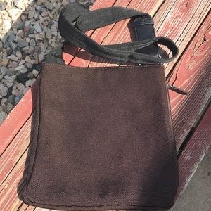 NINE WEST BRN ALL MAN MADE MATERIALS CROSSBODY BAG